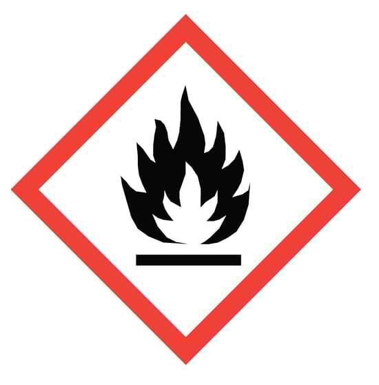 Flammable danger symbol