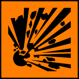 Explosive danger symbol