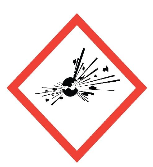 Explosive danger symbol